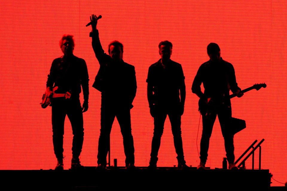 Long wait: U2 haven’t played live in Ireland since 2018. Photo: Getty